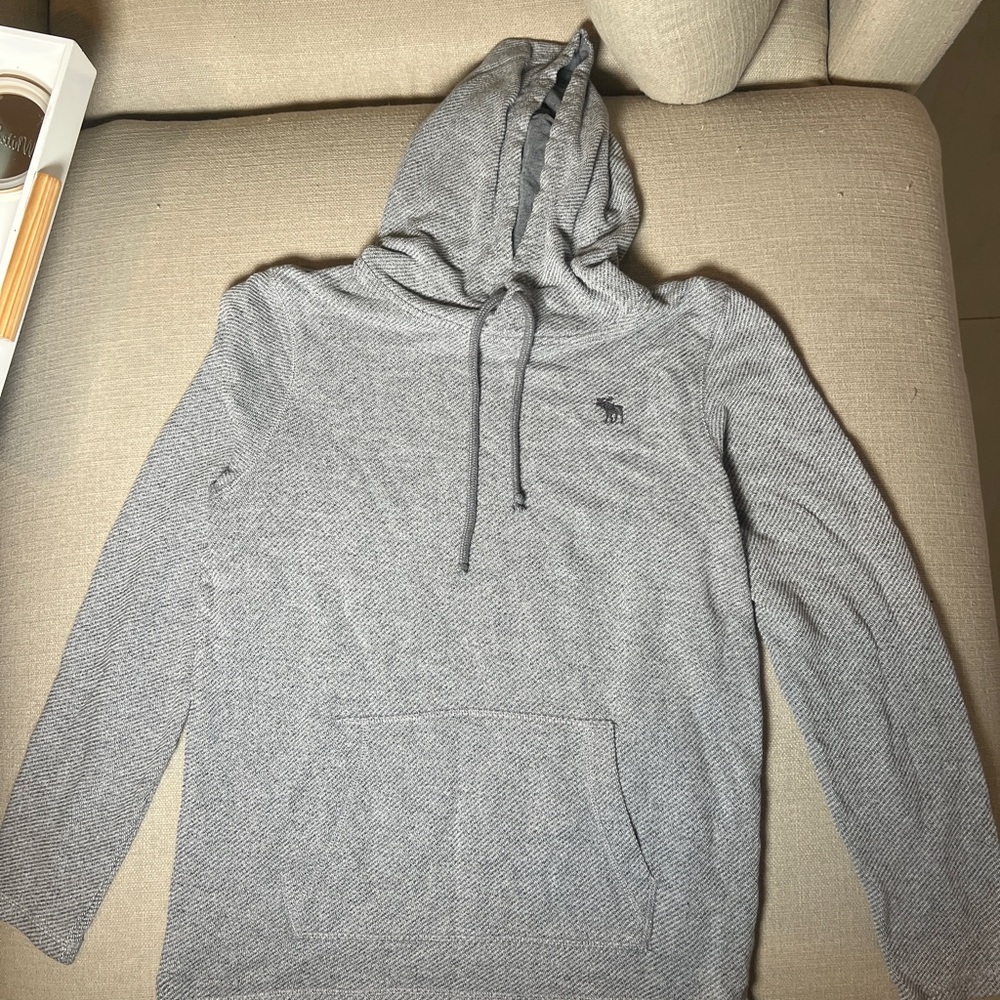 Abercrombie & Fitch Heather Gray Hoodie